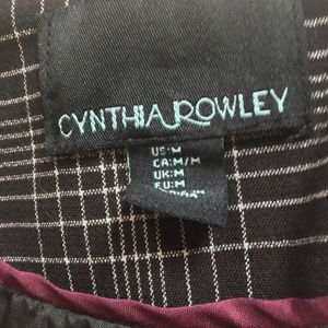 Cynthia Rowley Jackets & Coats - Cynthia Rowley Plaid Long Blazer Coat Wear to Work Cynthia Rowley Jackets & Coats - Cynthia Rowley Plaid Long Blazer Coat Wear to Work